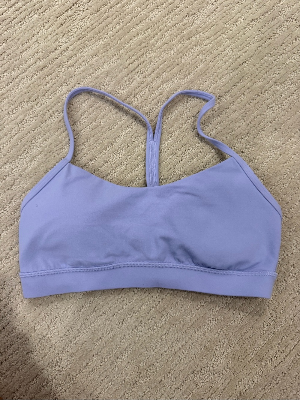lululemon athletica Lavender flow y bra size 8